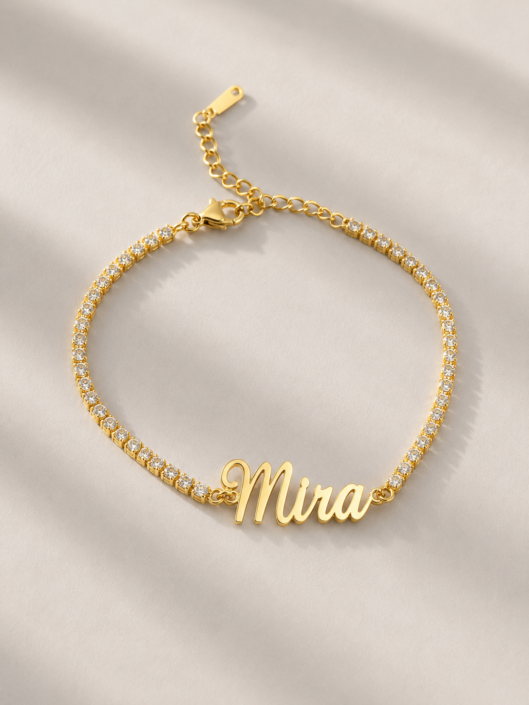 Tennis Name Bracelet